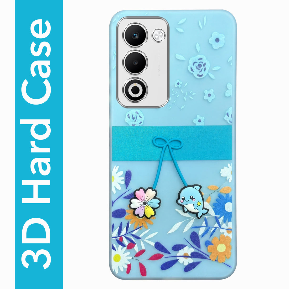 For Oppo A5 5G Back Cover Case (3D Cute Cartoons | Hard Back Side Soft | Matte Premium Finish | HD Printing)