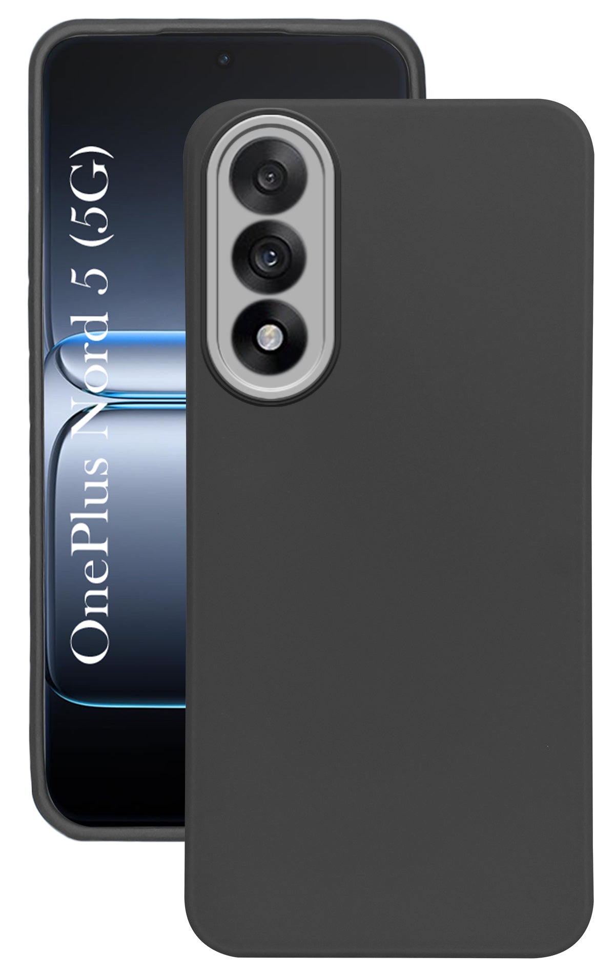 For Oneplus Nord 5 Back Cover Case ( Dual Color Matte Finish | Full Camera Protection | Sleek and Professional)