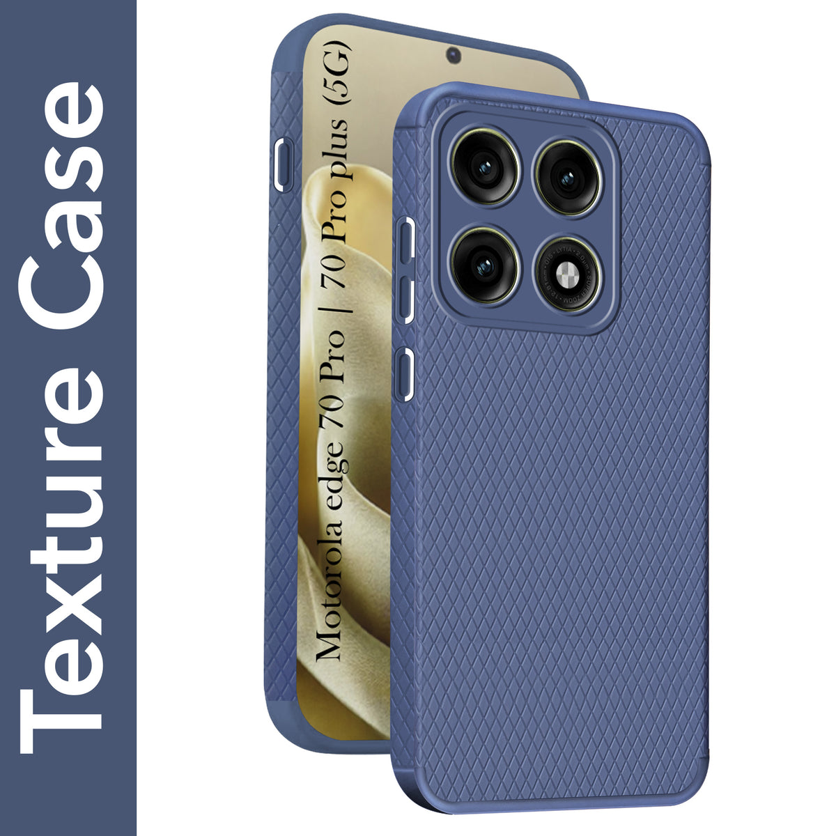 For Motorola Edge 70 Pro |  Motorola Edge 70 Pro Plus Back Cover Case Liquid Silicone (Camera Protection | Side Grip Texture | Soft and Flexible)
