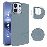 For Oppo K13 Back Cover Case (Glass Like Camera Protection | Leather Feel | Minimalist Professional Grip)