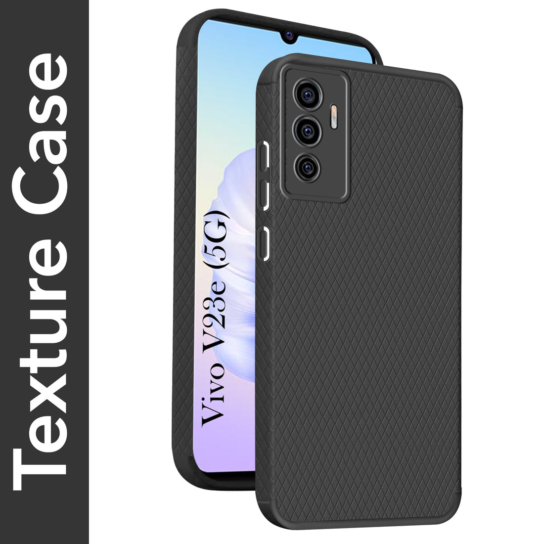 For Vivo V23e 4G | 5G Back Cover Case (Liquid Silicone | Side Grip | Camera Protection)