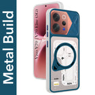 For Vivo V70 | Vivo V70 Elite 5G Metallic Back Cover Case (Metallic Camera Protection & Buttons | Translucent Milky Shade | Hard Polycarbonate)