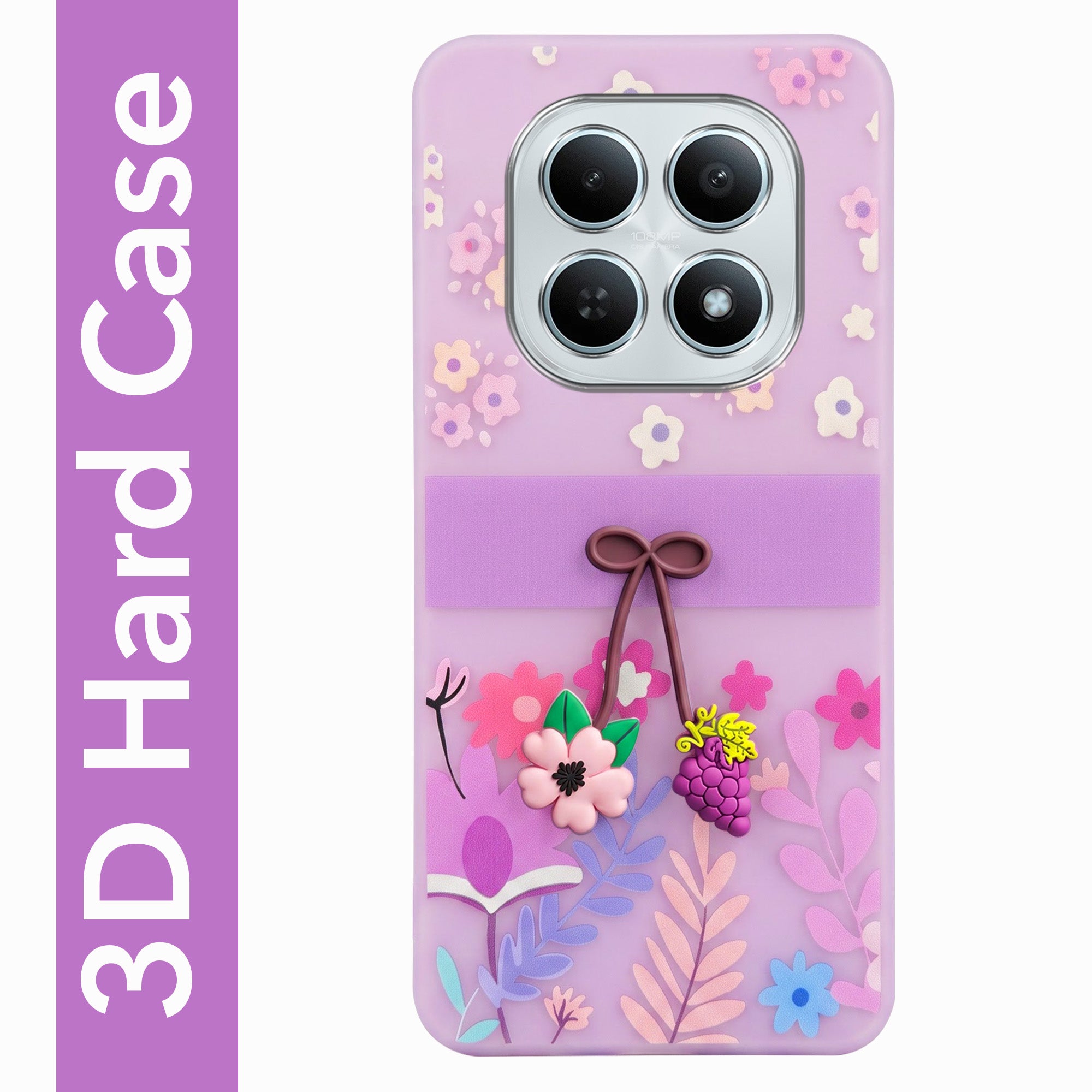For Xiaomi Redmi Note 15 5G | Redmi Note 15 SE 5G Back Cover Case (3D Cute Cartoons | Hard Back Side Soft | Matte Premium Finish | HD Printing)