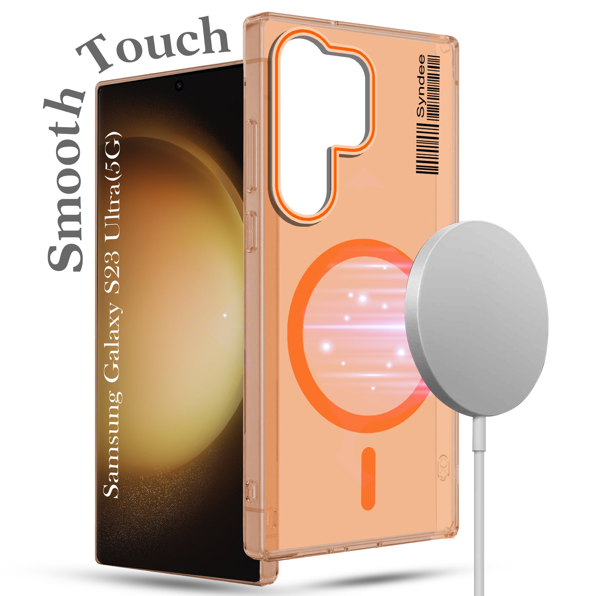 For Samsung Galaxy S23 Ultra 5G Back Cover Case (Soft Touch | Camera Bump Protection | MagSafe Compatible | Matte Finish)