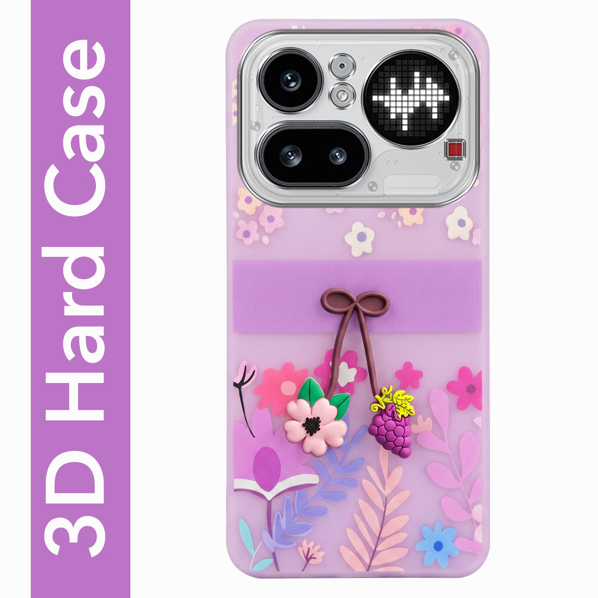 For Nothing Phone 4A Pro 5G Back Cover Case (3D Cute Cartoons | Hard Back Side Soft | Matte Premium Finish | HD Printing)