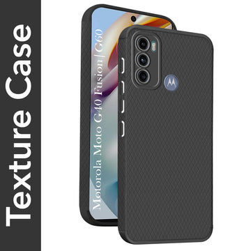 For Motorola Moto G40 Fusion | G60 Back Cover Case (Liquid Silicone | Side Grip | Camera Protection)