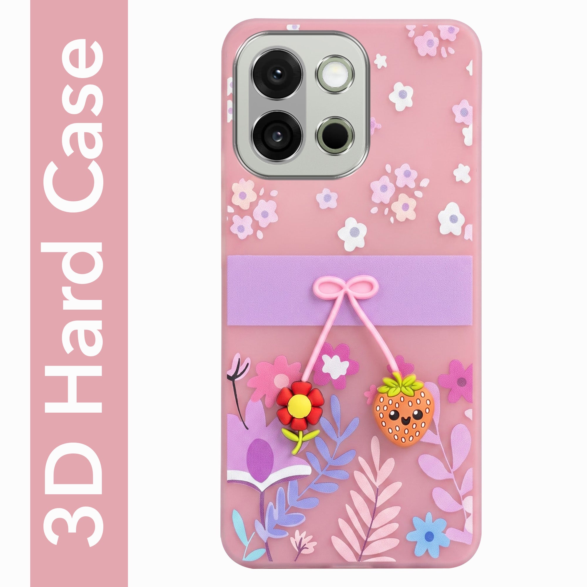 For OnePlus 13S Back Cover Case (3D Cute Cartoons | Hard Back Side Soft | Matte Premium Finish | HD Printing)