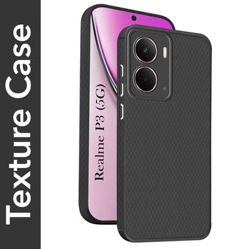 For Realme P3 Back Cover Case (Liquid Silicone | Side Grip | Camera Protection)