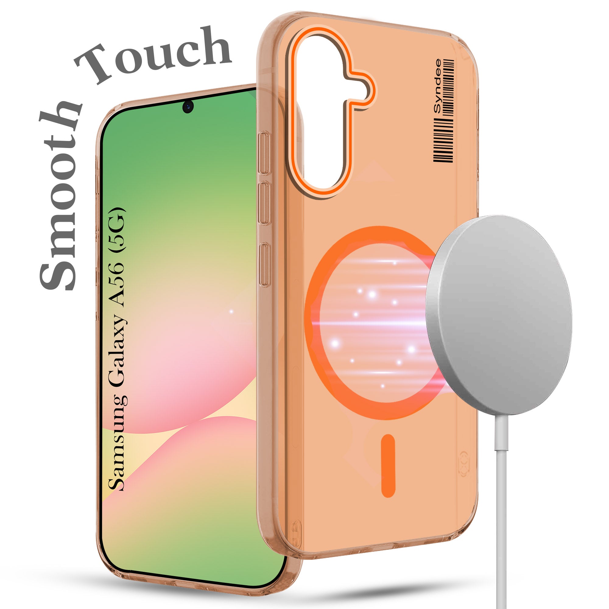 For Samsung Galaxy A56 Back Cover Case (Soft Touch | Camera Bump Protection | MagSafe Compatible | Matte Finish)