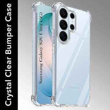 For Samsung Galaxy S26 Ultra Back Cover Shockproof Crystal-Clear  (Drop & Camera Protection | Hard Polycarbonate)