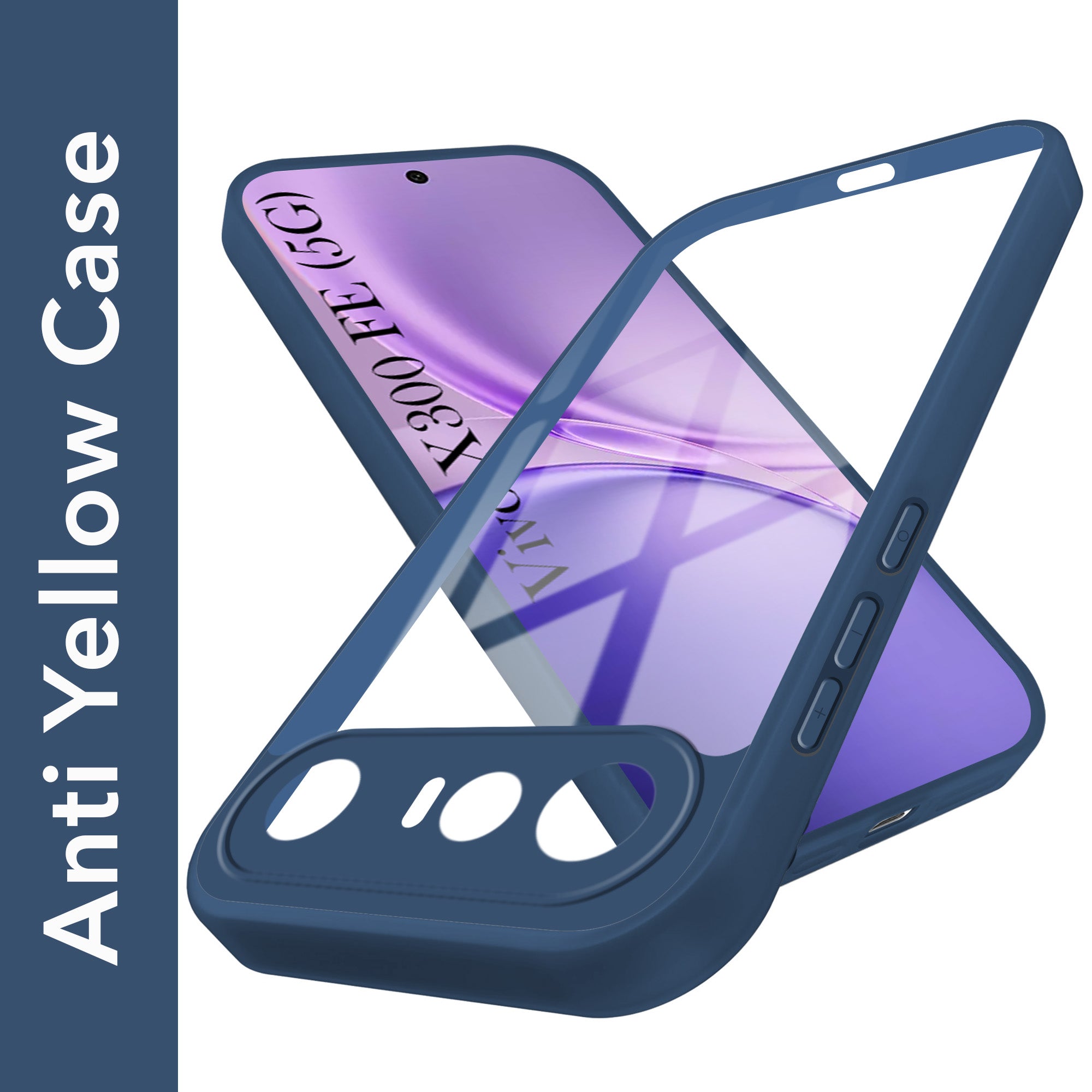For Vivo X300 FE Back Cover Case Ultra-Hybrid (Lifetime Anti Yellow | Anti Scratch | Crystal Clear Shockproof)