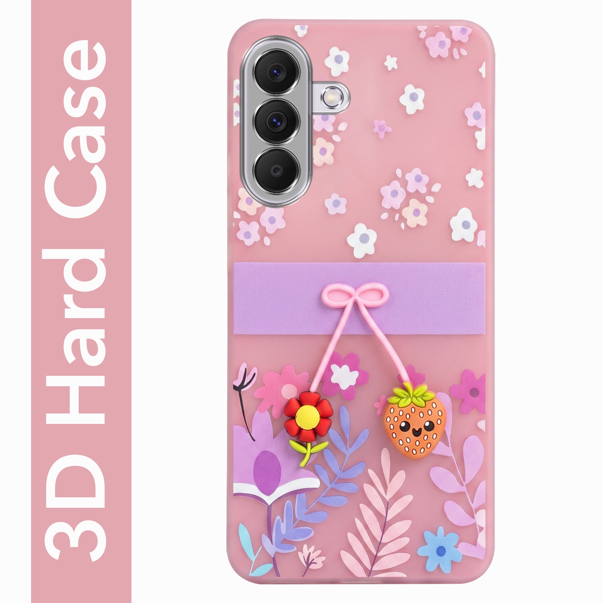 For Samsung Galaxy A37 5G Back Cover Case (3D Cute Cartoons | Hard Back Side Soft | Matte Premium Finish | HD Printing)