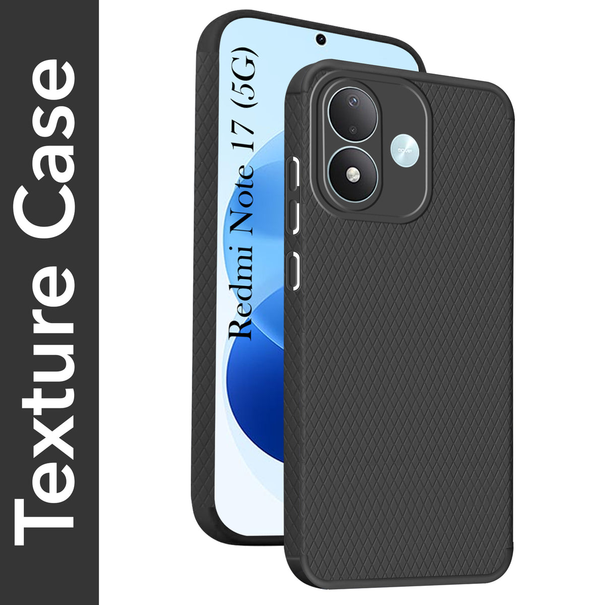 For Redmi Note 17 5G Back Cover Case Liquid Silicone (Camera Protection | Side Grip Texture | Soft and Flexible)