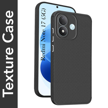 For Redmi Note 17 5G Back Cover Case Liquid Silicone (Camera Protection | Side Grip Texture | Soft and Flexible)