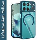 For Motorola Moto G67 Power | G57 Power Back Cover Case Lifetime Anti-Yellow Clear (Camera Protection | Side Grip | Wireless MagSafe Compatible)