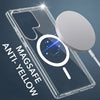 For Samsung Galaxy S26 Ultra Back Cover Case Lifetime Anti-Yellow MagSafe Compatible Clear (Sleek Hard Crystal | Shockproof and Camera Protection)