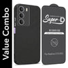 For Realme C73 Combo with Back Cover and 9H Tempered Glass (Liquid Silicone | Camera Protection | Oleophobic Coating Screen Glass)
