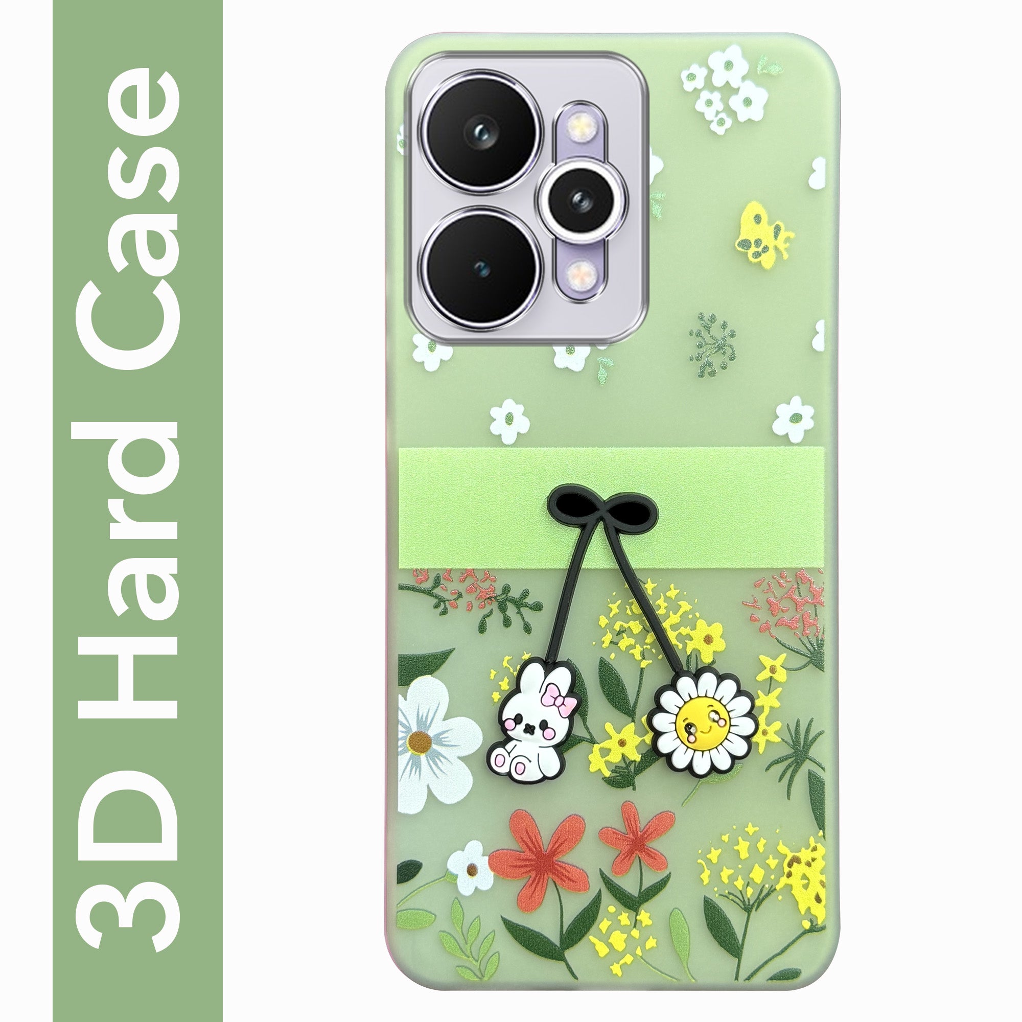 For Realme 15 Pro Back Cover Case (3D Cute Cartoons | Hard Back Side Soft | Matte Premium Finish | HD Printing)