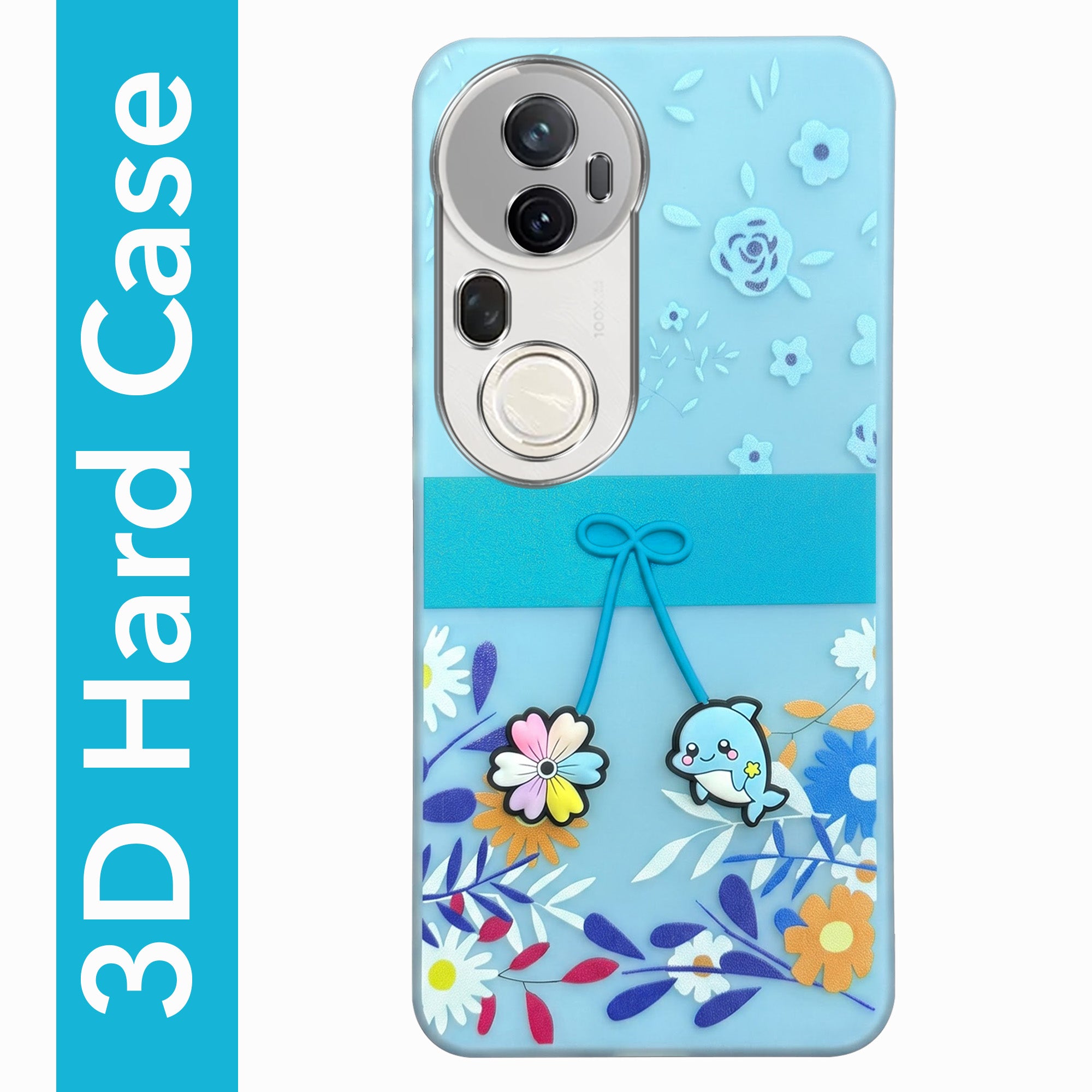 For Vivo T4 Ultra Back Cover Case (3D Cute Cartoons | Hard Back Side Soft | Matte Premium Finish | HD Printing)