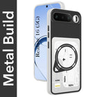 For Realme 16 Metallic Back Cover Case (Metallic Camera Protection & Buttons | Translucent Milky Shade | Hard Polycarbonate)