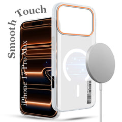For Apple iPhone 17 Pro Max Back Cover Case (Soft Touch | Camera Bump Protection | MagSafe Compatible | Matte Finish)