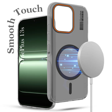 For OnePlus 13S Back Cover Case (Soft Touch | Camera Bump Protection | MagSafe Compatible | Matte Finish)