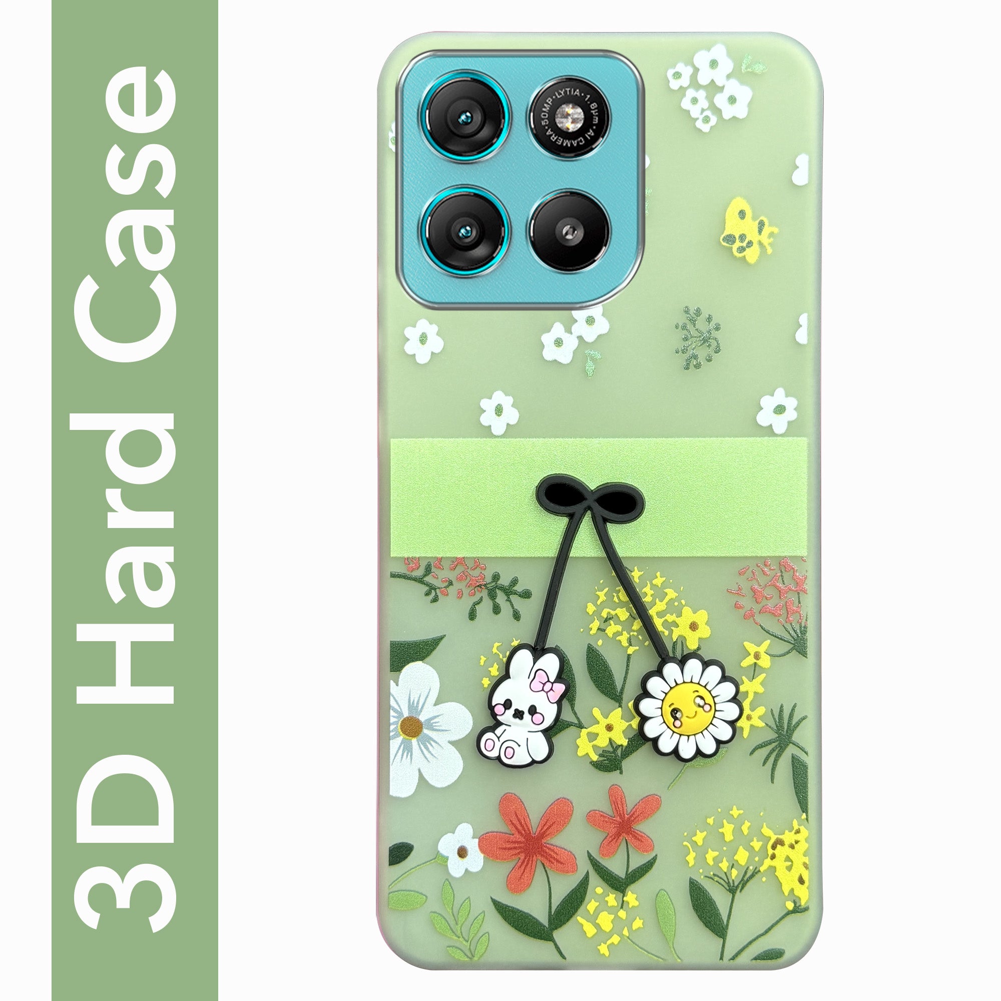 For Motorola Moto G67 Power | G57 Power Back Cover Case (3D Cute Cartoons | Hard Back Side Soft | Matte Premium Finish | HD Printing)