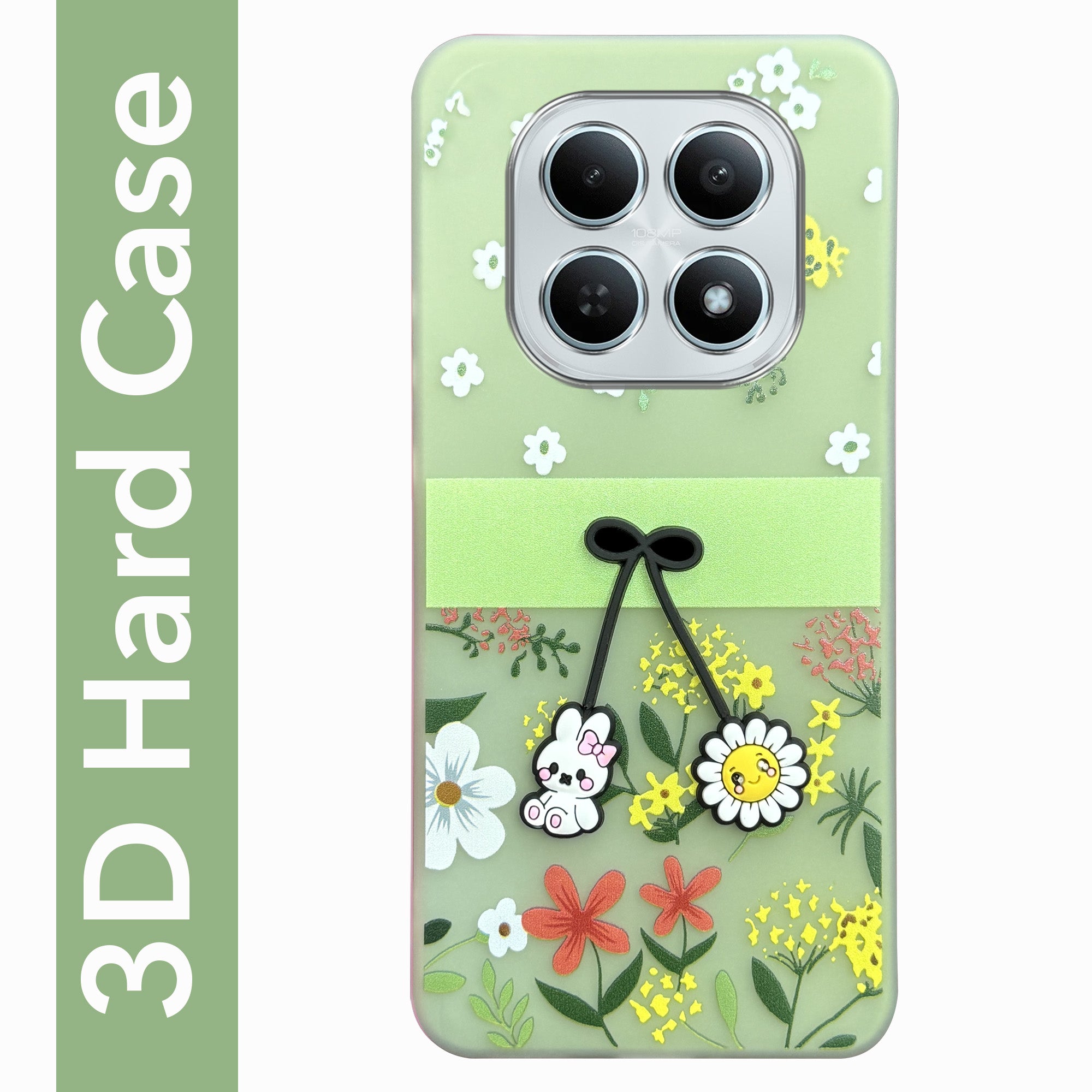 For Xiaomi Redmi Note 15 5G | Redmi Note 15 SE 5G Back Cover Case (3D Cute Cartoons | Hard Back Side Soft | Matte Premium Finish | HD Printing)
