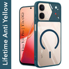 For Vivo Y51 Pro 5G | Vivo T5x Back Cover Case Lifetime Anti-Yellow Clear (Camera Protection | Side Grip | Wireless MagSafe Compatible)