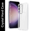 For Samsung Galaxy S23 5G Back Cover Case (Hybrid Crystal Panel with Side Soft PU | Camera Protection | HD Clear Shockproof)