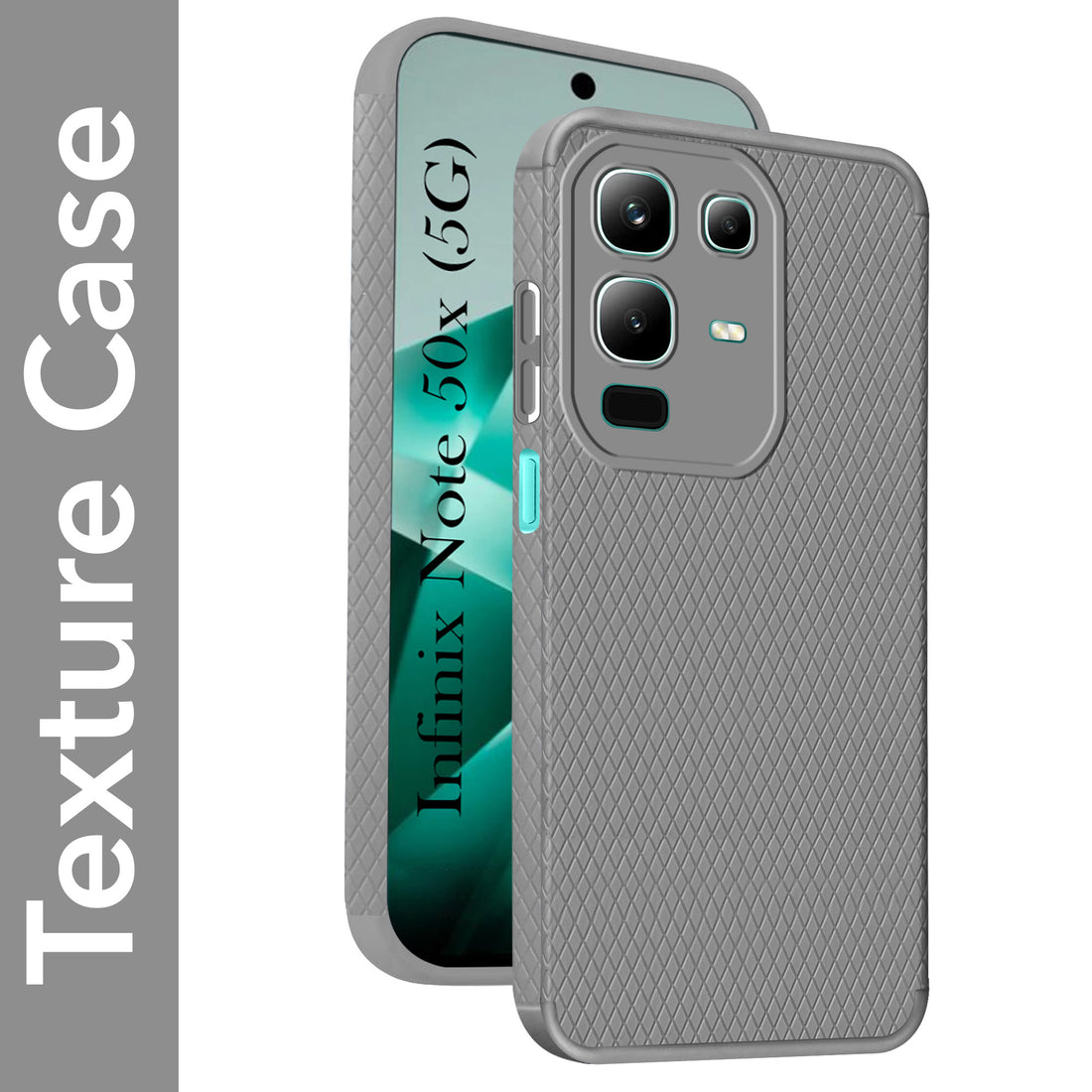 For Infinix Note 50x Back Cover Case  (Liquid Silicone | Side Grip | Camera Protection)