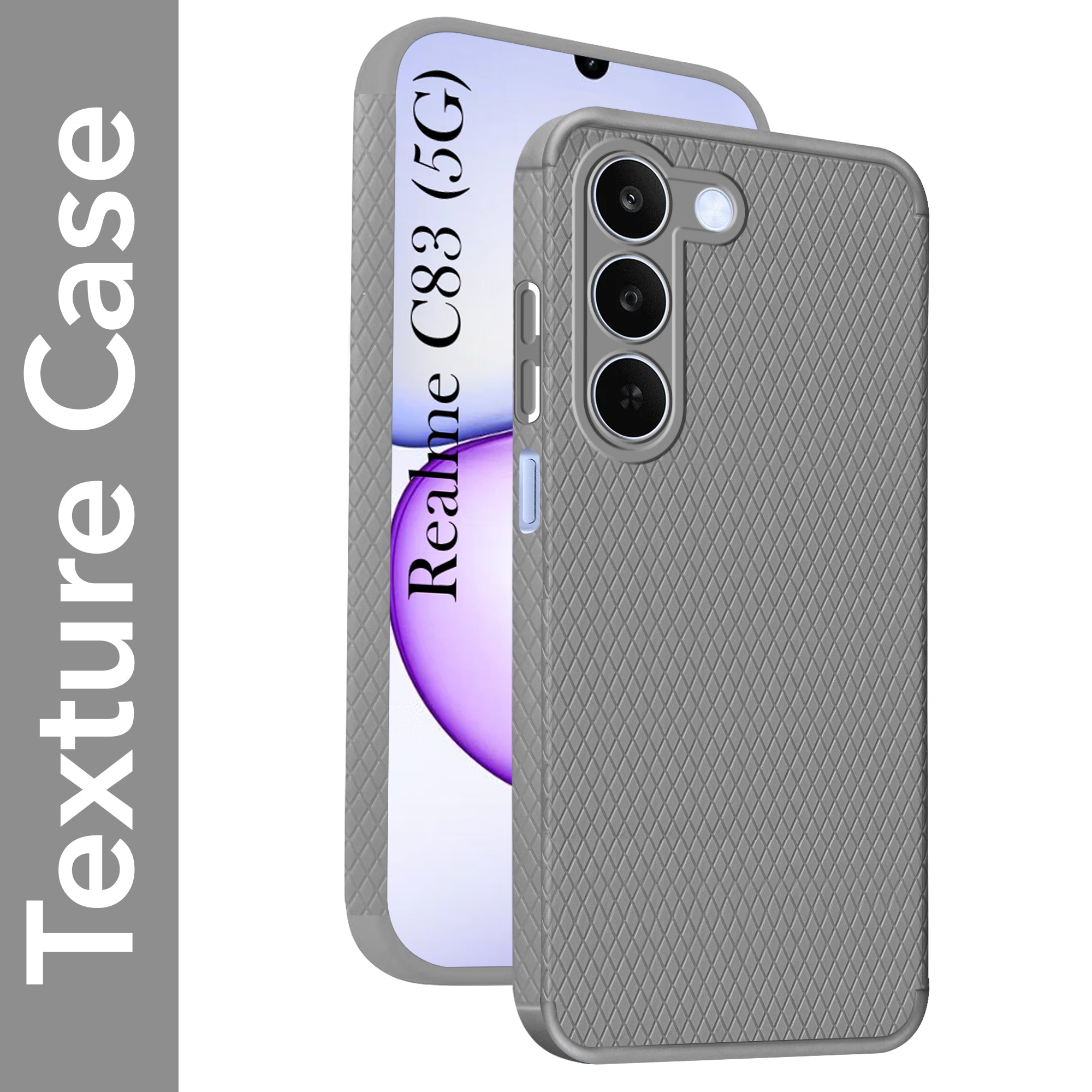 For Realme C83 5G Back Cover Case Liquid Silicone (Camera Protection | Side Grip Texture | Soft and Flexible)