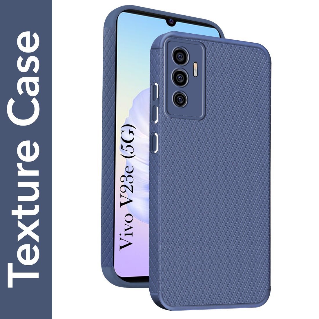 For Vivo V23e 4G | 5G Back Cover Case (Liquid Silicone | Side Grip | Camera Protection)