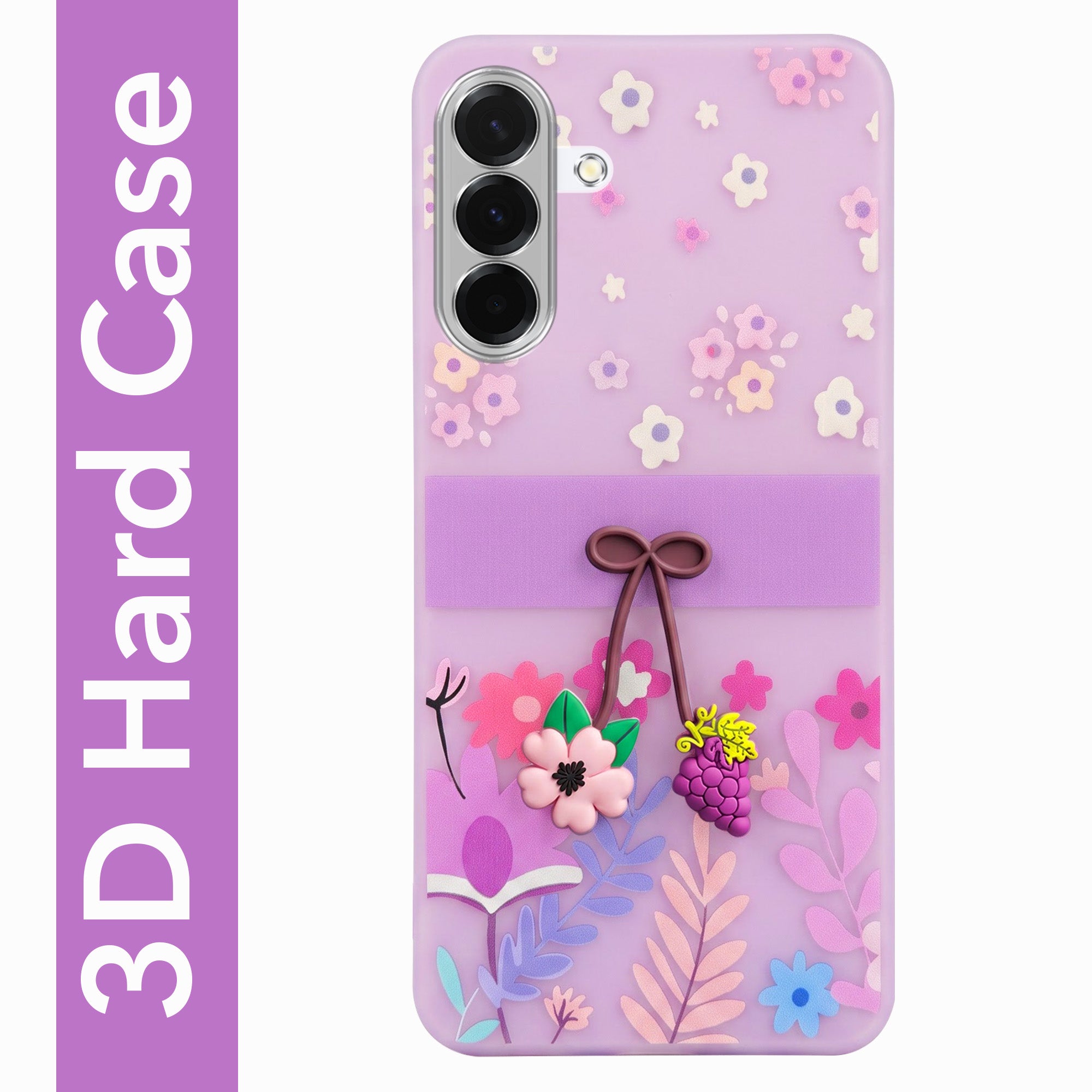 For Samsung Galaxy A36 5G Back Cover Case (3D Cute Cartoons | Hard Back Side Soft | Matte Premium Finish | HD Printing)