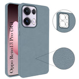 For Oppo Reno13 Pro 5G | Oppo Reno 13 Pro 5G Back Cover Case (Glass Like Camera Protection | Leather Feel | Minimalist Professional Grip)