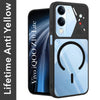 For Vivo iQOO Z10 Lite Back Cover Case Lifetime Anti-Yellow Clear (Camera Protection | Side Grip | Wireless MagSafe Compatible)