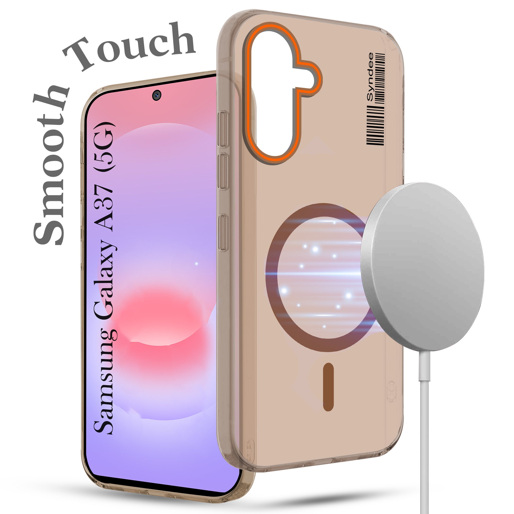 For Samsung Galaxy A37 5G Back Cover Case (Soft Touch | Camera Bump Protection | MagSafe Compatible | Matte Finish)