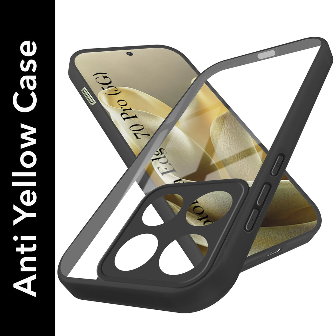 For Motorola Moto Edge 70 Pro Back Cover Case Ultra-Hybrid (Lifetime Anti Yellow | Anti Scratch | Crystal Clear Shockproof)