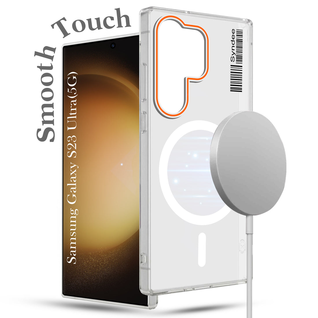For Samsung Galaxy S23 Ultra 5G Back Cover Case (Soft Touch | Camera Bump Protection | MagSafe Compatible | Matte Finish)
