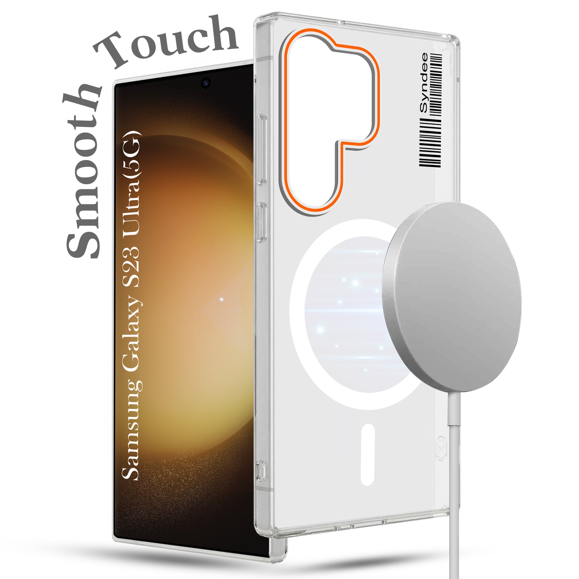 For Samsung Galaxy S23 Ultra 5G Back Cover Case (Soft Touch | Camera Bump Protection | MagSafe Compatible | Matte Finish)