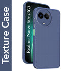 For Realme Narzo 60x Back Cover Case (Liquid Silicone | Side Grip | Camera Protection)
