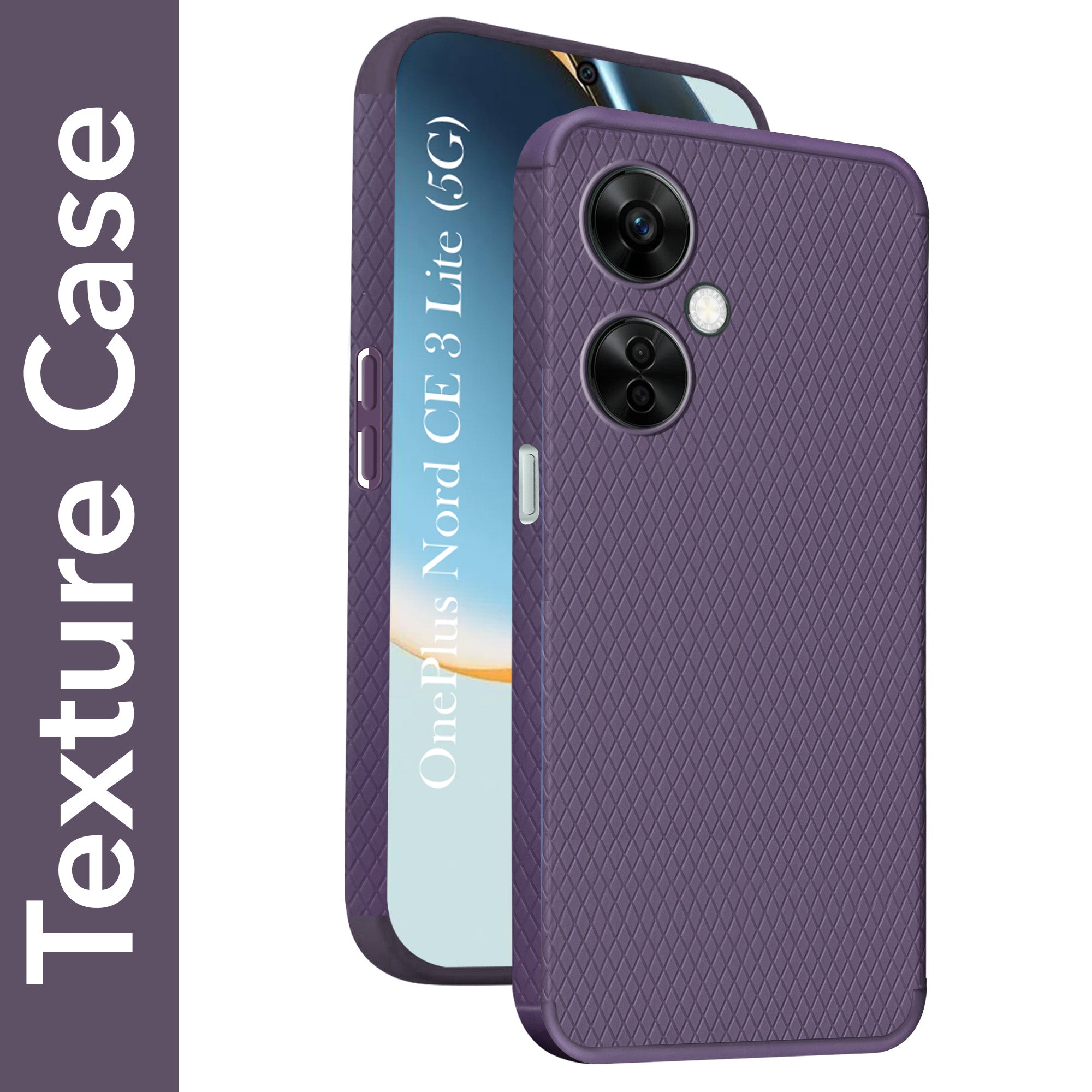 For OnePlus Nord CE 3 Lite Back Cover Case (Liquid Silicone | Side Grip | Camera Protection)