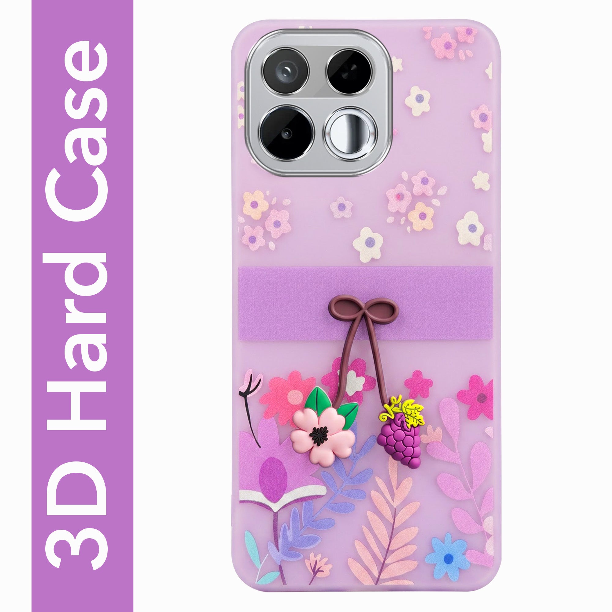 For Realme 16T 5G Back Cover Case (3D Cute Cartoons | Hard Back Side Soft | Matte Premium Finish | HD Printing)