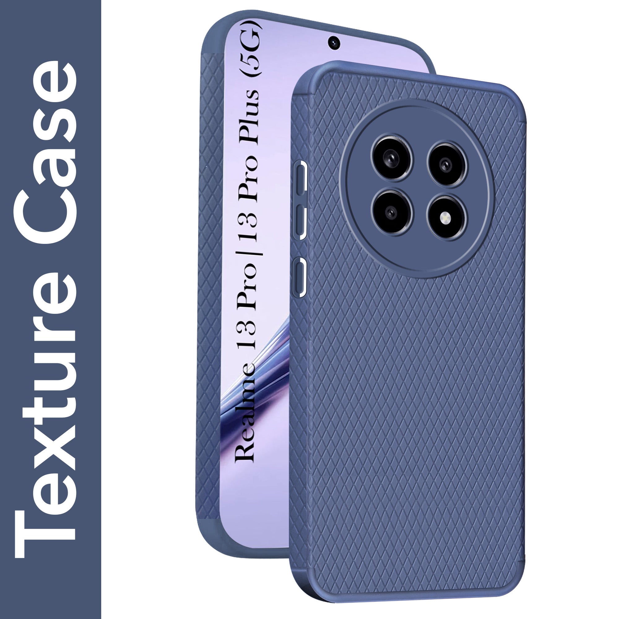 For Realme 13 Pro | Realme 13 Pro Plus 5G Back Cover Case (Liquid Silicone | Side Grip | Camera Protection)