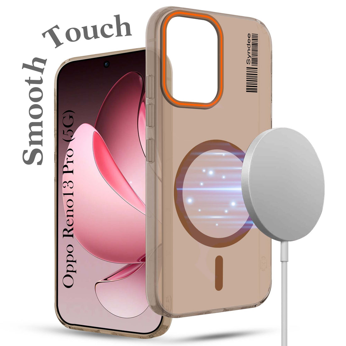 For Oppo Reno 13 Pro 5G | Oppo Reno 13 Pro 5G Back Cover Case (Soft Touch | Camera Bump Protection | MagSafe Compatible | Matte Finish)