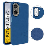 For Redmi A5 4G Back Cover Case (Glass Like Camera Protection | Leather Feel | Minimalist Professional Grip)