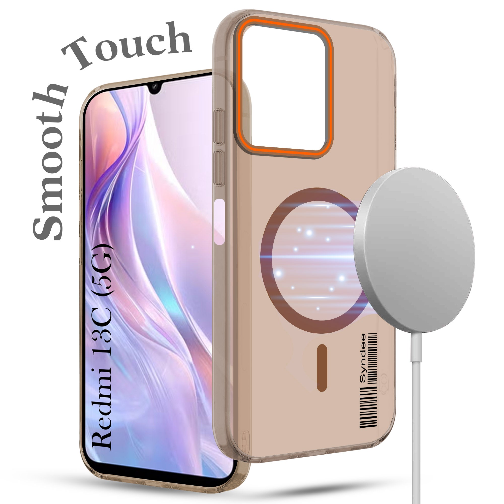 For Xiaomi Redmi 13C 5G Back Cover Case (Soft Touch | Camera Bump Protection | MagSafe Compatible | Matte Finish)
