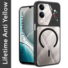 For Vivo Y19 | Vivo Y19e | Vivo T4 Lite Back Cover Case Lifetime Anti-Yellow Clear (Camera Protection | Side Grip | Wireless MagSafe Compatible)