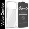For Apple iPhone 17 Pro Max Combo with Back Cover and 9H Tempered Glass (Lifetime Anti-Yellow | Sleek Hard Crystal | Oleophobic Coating Screen Glass)