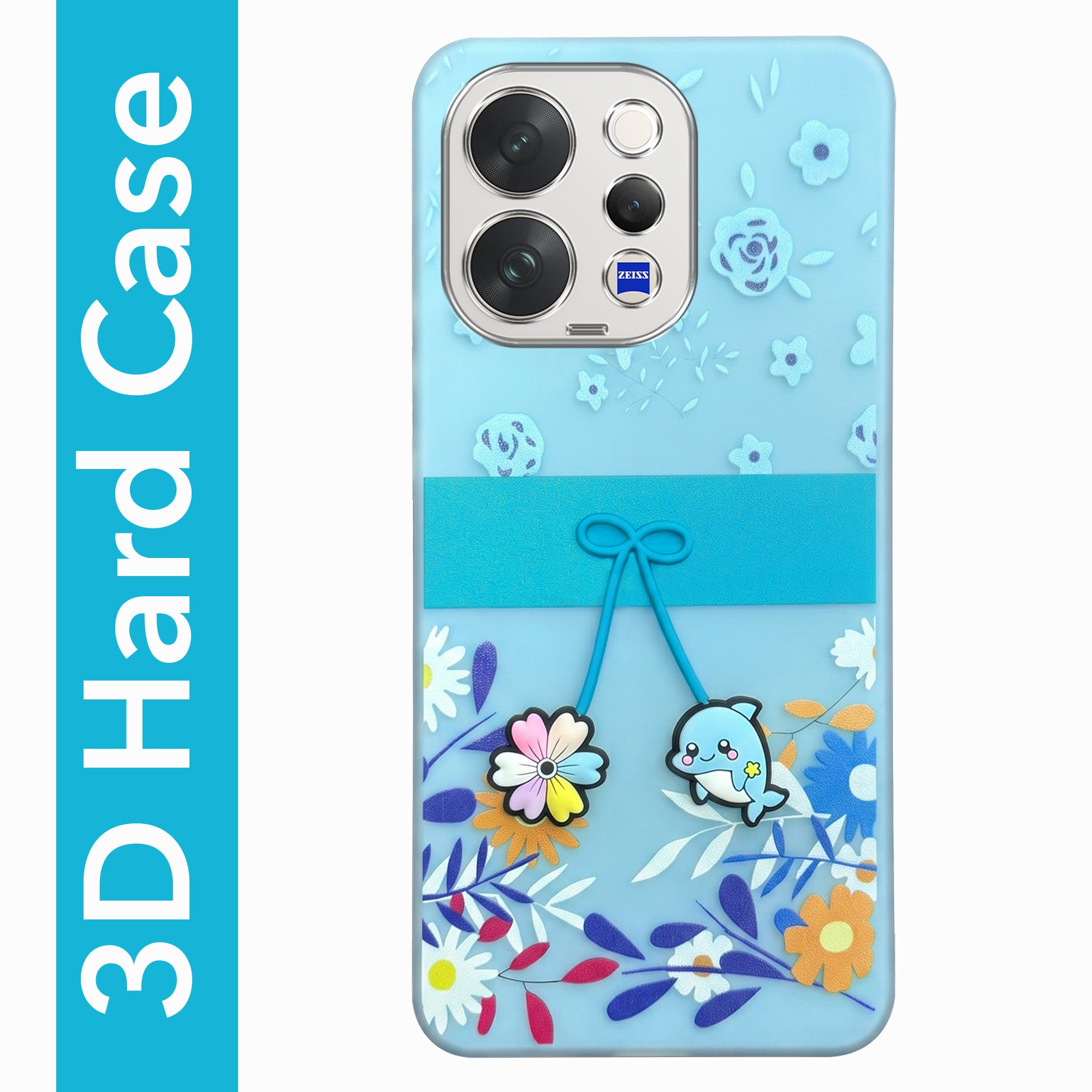 For Vivo V70 | Vivo V70 Elite 5G Back Cover Case (3D Cute Cartoons | Hard Back Side Soft | Matte Premium Finish | HD Printing)